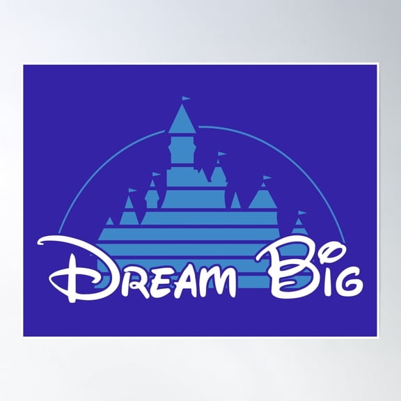 Dream Big Poster Wall Art, Modern Wall Decor, 8x12 UNFRAMED