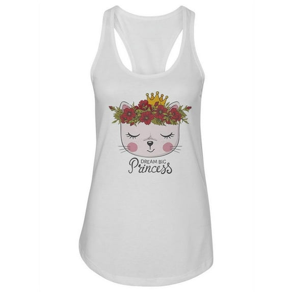 Dream Big Princess Design Tank Women -Image by Shutterstock, Female Medium