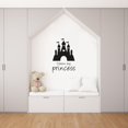 thumbnail image 1 of Dream Big Princess - Motivational Quote Inspirational Quote Cute Castle Kingdom Heart Silhouette Drawing Vinyl Wall Art Wall Sticker Wall Decal For Home Wall Decoration Décor Design (10x10 inch), 1 of 3