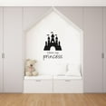 thumbnail image 1 of Dream Big Princess - Motivational Quote Inspirational Quote Cute Castle Kingdom Heart Silhouette Drawing Vinyl Wall Art Wall Sticker Wall Decal For Home Wall Decoration Décor Design (30x30 inch), 1 of 3