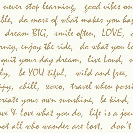 Dream Big Script Peel and Stick Wallpaper