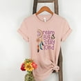thumbnail image 1 of Dream Big Stay Kind Shirt, Motivational Shirt, Kindness Shirt, Positive Vibes Shirt, Dream Big Dreamcatcher Shirt, Inspiring T-shirt (Colors:Heather Peach; Sizes:M;), 1 of 1
