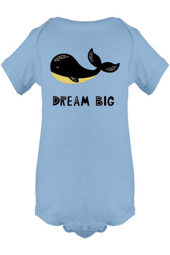 Dream Big Whale Bodysuit Infant -Image by Shutterstock,  24 Months