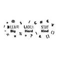 thumbnail image 1 of Dream Big Work Hard Stay Kind Educational Motivational Quote Vinyl Wall Decal Wall Art Sticker Designs Vinyl Stickers For Home House Walls Rooms Windows Bedroom Decoration Size (12x12 inch), 1 of 3