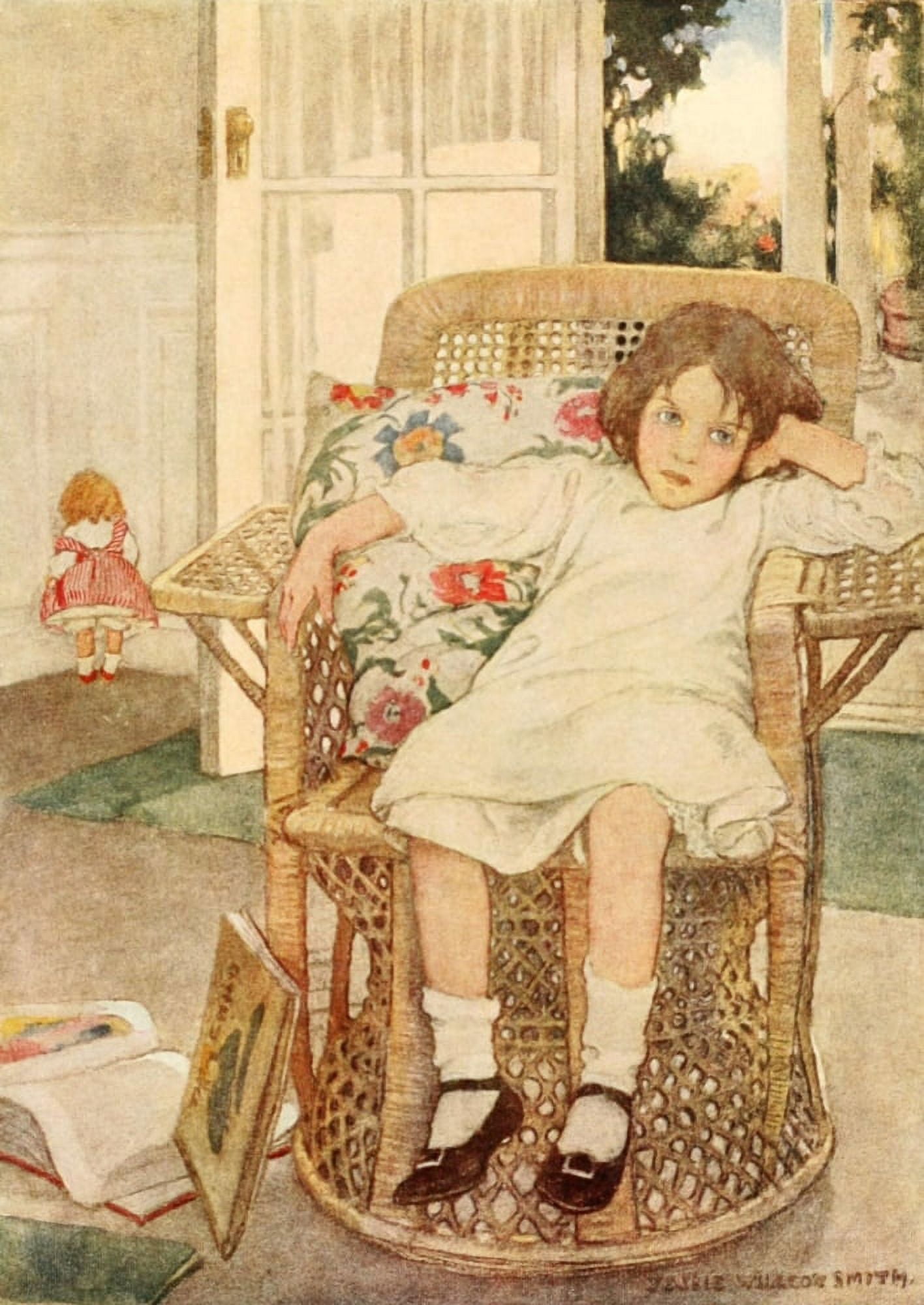 Dream Blocks 1908 Punishment Canvas Art - Jessie Willcox Smith (18 x 24)