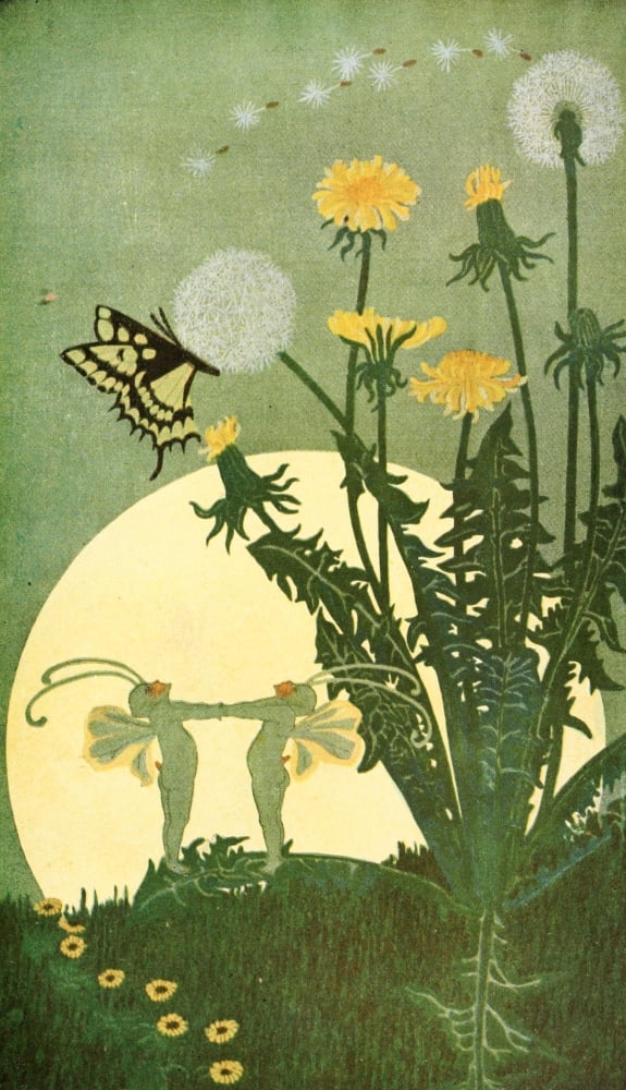 Dream Boats & Other Stories 1920 Lest a nightmare should come to the fairies Canvas Art - DS Walker (18 x 24)