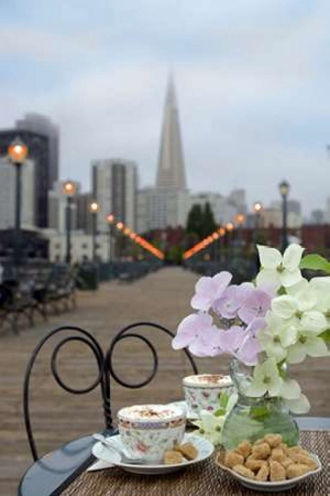 Dream Cafe Broadway Pier - 22 Canvas Art - Alan Blaustein (24 x 36)