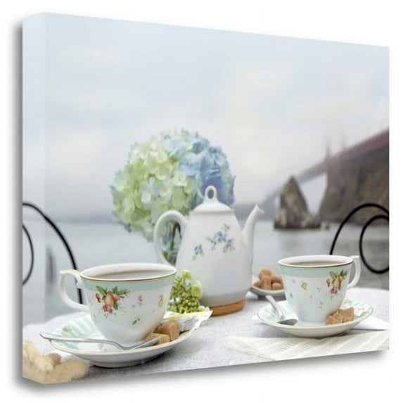 Dream Cafe Golden Gate Bridge - 11 by Alan Blaustein Canvas Fabric Multi-Color