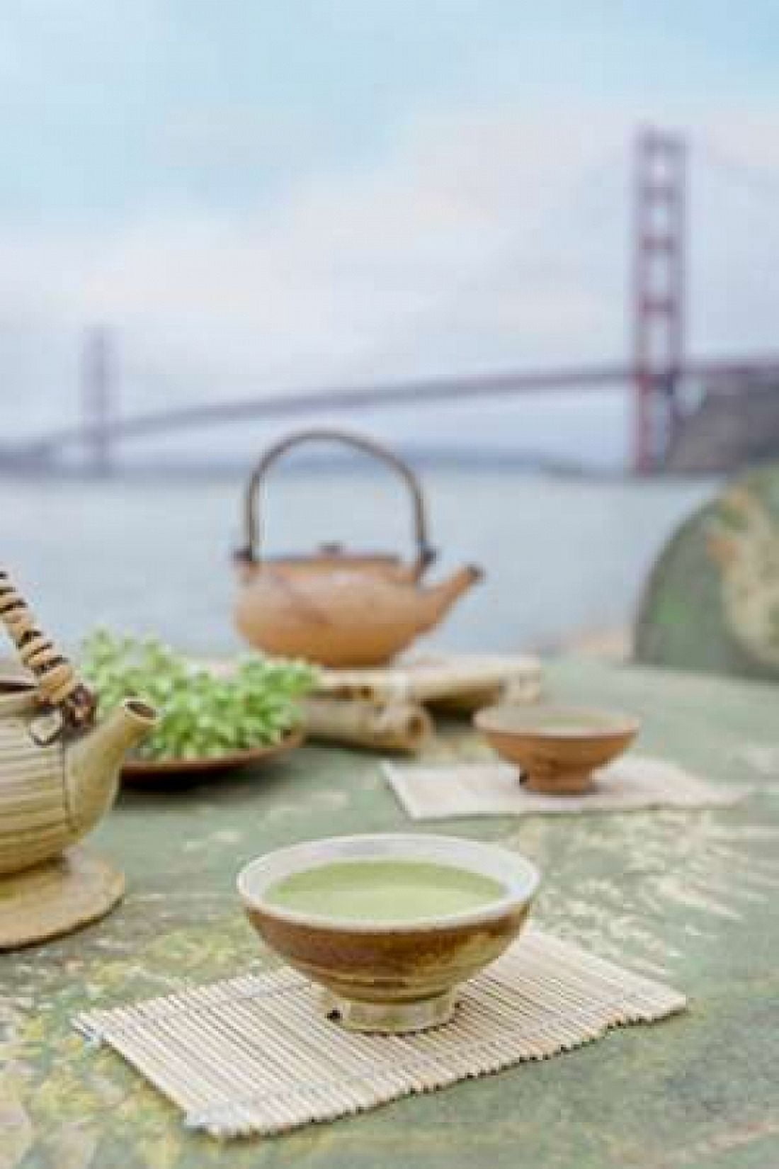 Dream Cafe Golden Gate Bridge - 65 Canvas Art - Alan Blaustein (12 x 18)