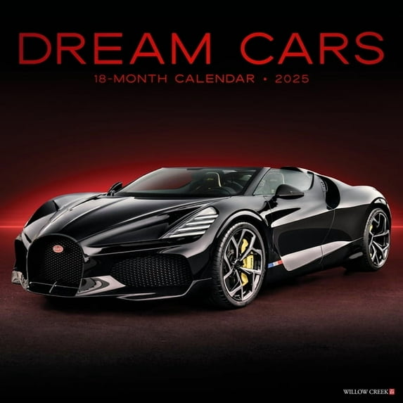 Dream Cars 2026 12 X 12 Wall Calendar, (Hardcover)