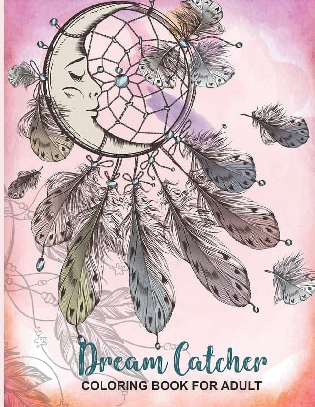 Transparent Dreamcatcher Png - Moon Shaped Dream Catcher Drawings, Png  Download - kindpng