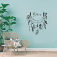 thumbnail image 1 of Dream Catcher Feather Boho Arch Abstract Modern Bohemian Accent Wall Sticker Art Decal for Girls Boys Kids Room Bedroom Nursery House Fun Home Decor Sticker Wall Art Vinyl Decoration Size (10x8 inch), 1 of 3