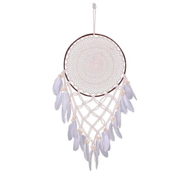 Dream Catcher Feather Pendant Wall Hanging for Car Home Homemade Wind Chimes
