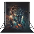thumbnail image 1 of Dream Catcher Feather Starry Art Photography Backdrop 5x7Ft Background for Photo Studio Video Recording Birthday Party Wedding Home Decor, 1 of 8