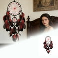 thumbnail image 1 of Dream Catcher with Luminous Beads & Feathers - Handmade Wall Hanging Ornament for Bedroom, Living Room, and Boho Home Decor, Festival Gift for Adults & Teens, 1 of 6