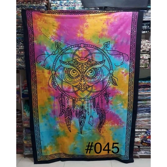 Dream Catcher Owl Tapestry Owl Dreamcatcher Tapestry Twin