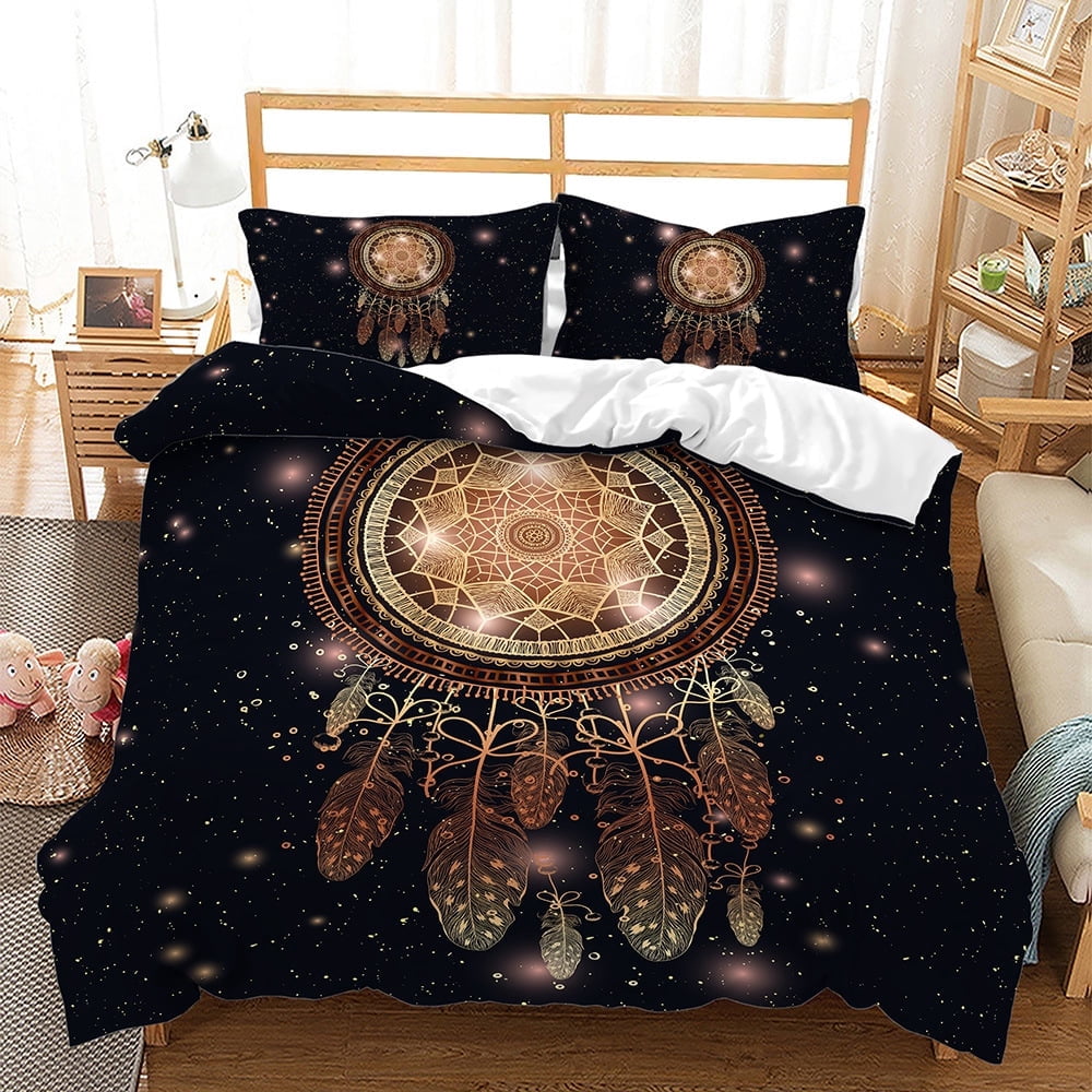 Dream Catcher Quilt Cover Soft Duvet Cover Set 3D Bedding Cover Set Girls Bed Sets,California ...