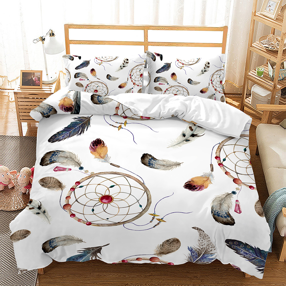 Dream Catcher Quilt Cover Soft Duvet Cover Set 3D Bedding Cover Set ...