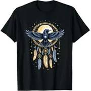Dream Catcher Raven Native American Pride Indian Tribe T-Shirt