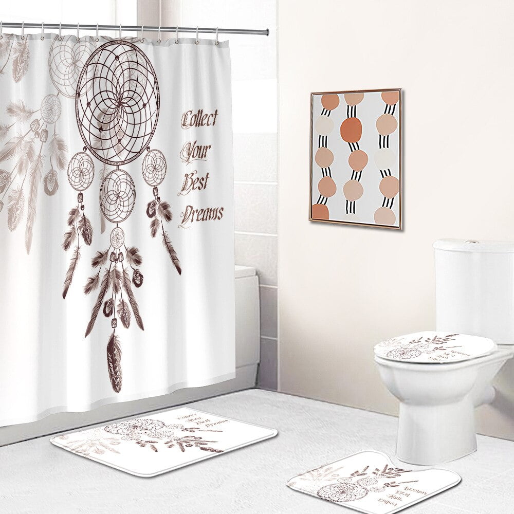 Dream Catcher Shower Curtains Sets for Bathroom Bath Curtain 3D Print