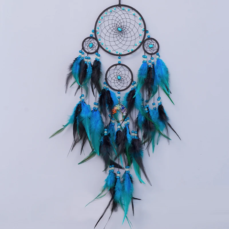 Iron Tree Wind Chime Featuring Dreamcatcher Design for Event and Party Supplies