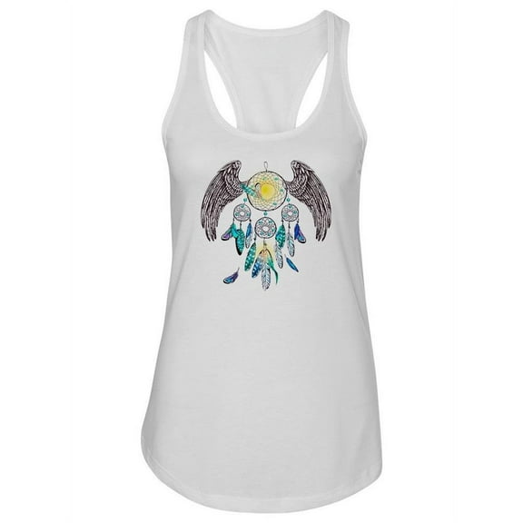 Dream Catcher With Wings Tank Women -Image by Shutterstock, Female Large