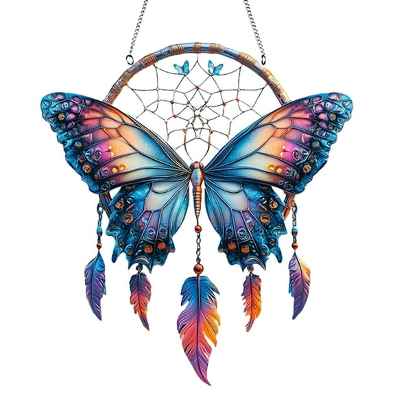 Dream Catchers for Bedroom Decor, Hummingbird Dream Catcher Wall Decor Hanging Ornament for Living Room Dorm Decor Birthday Gifts, Hanging Ornaments Giftsv for Friends 9.84"x8.66"
