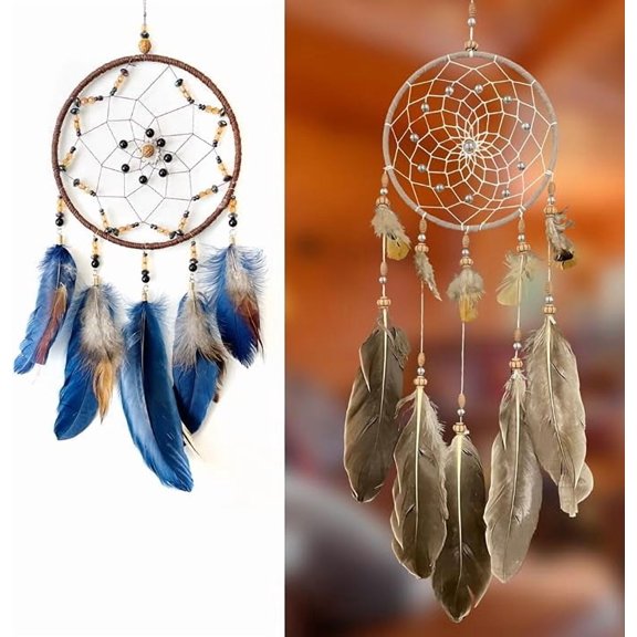 Dream Catchers Handmade Feather Native Home Wall Decoration