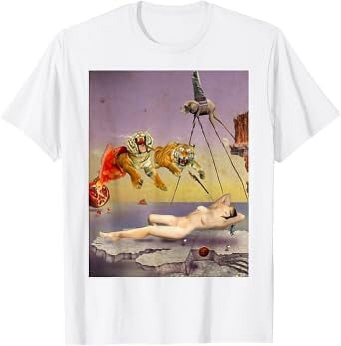 Dream Caused by the Flight of a Bee Famous Painting By Dali TShirt