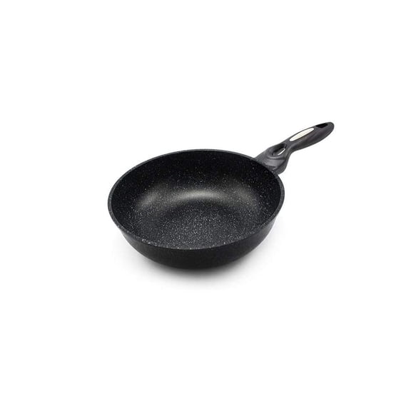 Dream Chef Marble Coated Cast Aluminum Non Stick Frying Wok (26cm / 10 Inch)