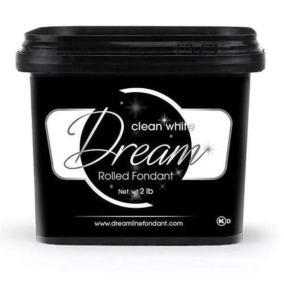Dream Clean White Fondant, Vanilla, 22 Pounds