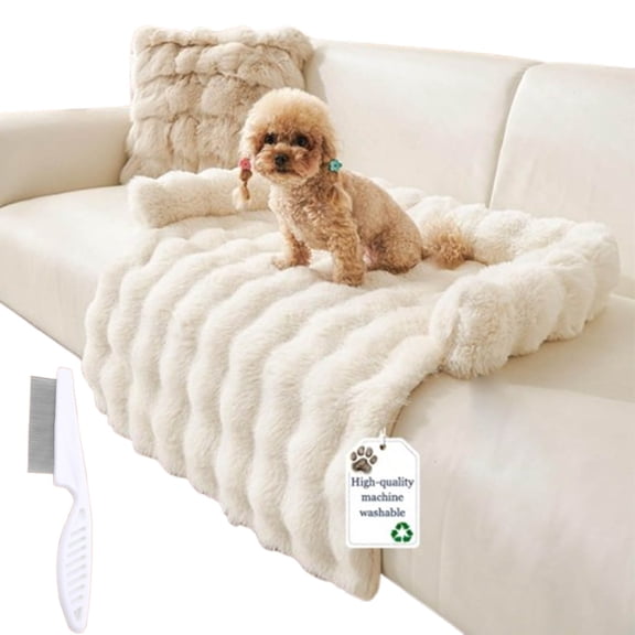Dream Cloud Pet Sofa Bed for Couch,Raised Edge Spill Resistant Furniture Protection, Washable,Waterproof,and High Comfort,Anti-Slip Machine Washable Pet Bed ,for Small Medium Dogs & Cats