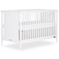 thumbnail image 1 of Dream On Me Clover 4 In 1 Modern Island crib With Rounded Spindles I Convertible Crib I Mid- Century Meets Modern I Coordinates With The Clover Changing Table In White Finish, 1 of 9