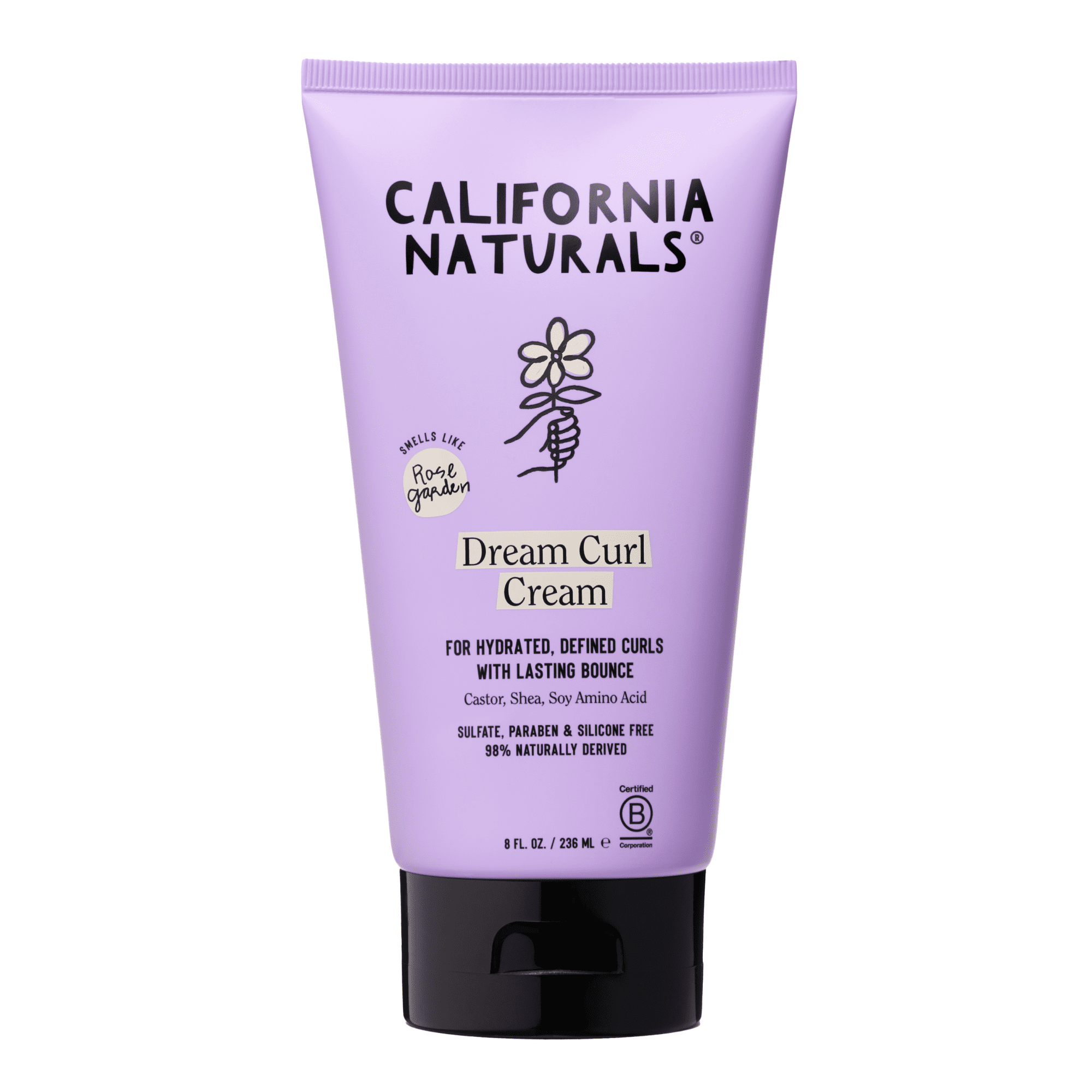 California Naturals Curl Cream for Curly Hair, 8 fl oz