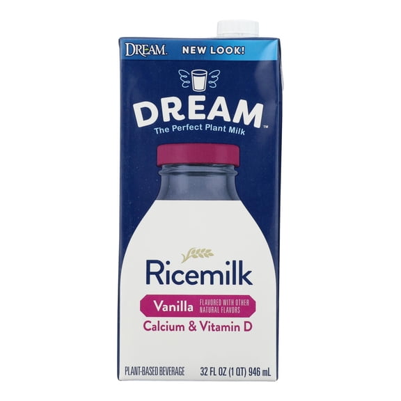 Dream - Enriched Nondairy Rice Beverage - 32 FO, Case of 6