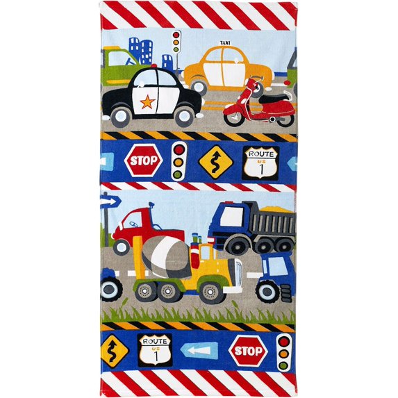 Dream Factory Trains And Trucks Towels