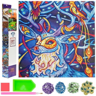 DIY Art Painting Kit for Kids & Beginner Age 8 9 10 11 yrs Paint by Numbers Diamond  Painting Kits for Kids 6-12 Years Old Girls Boys Teens, Dog Pattern Diamond  Art