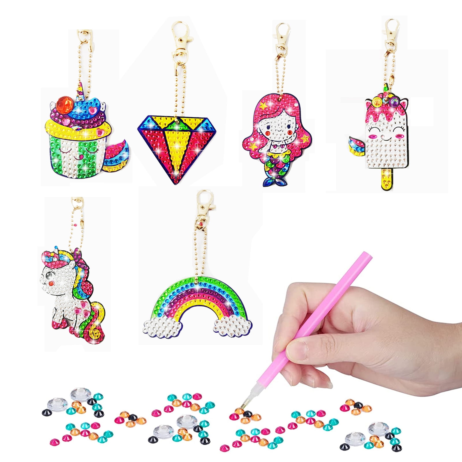 MTLEE 10 Sets Arts and Crafts for Kids Ages 8-12 5D Diamond Painting  Keychain Kits Gem Art Kits for Girls Crafts Gem Painting Kits Diamond Art  Gift Idea for Age 4, 5, 6, 7, 8, 9, 10-12 - Yahoo Shopping