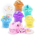 thumbnail image 1 of Dream Fun Slime Kits for 6 7 8 9 10 Year Old Girls Putty Slimes Set for 5 6 7 8 9 11 Years Old Kids Birthday Gifts Present Fluffy Slime Toys for Children Age 8 Years, 1 of 8