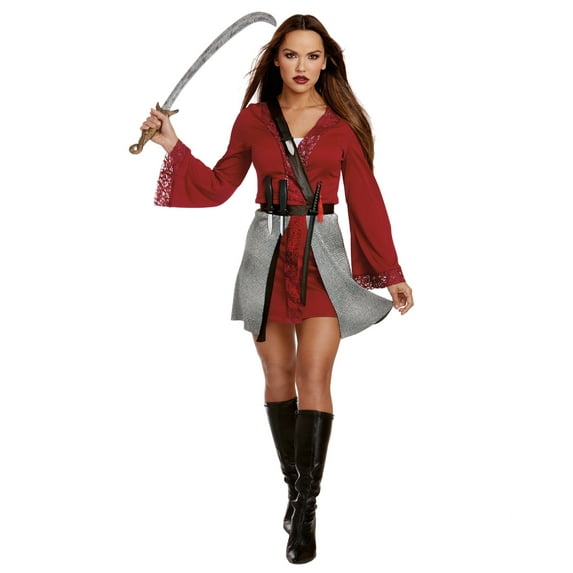 Adults Women's Majestic Warrior Samurai Costume Medium 6-10
