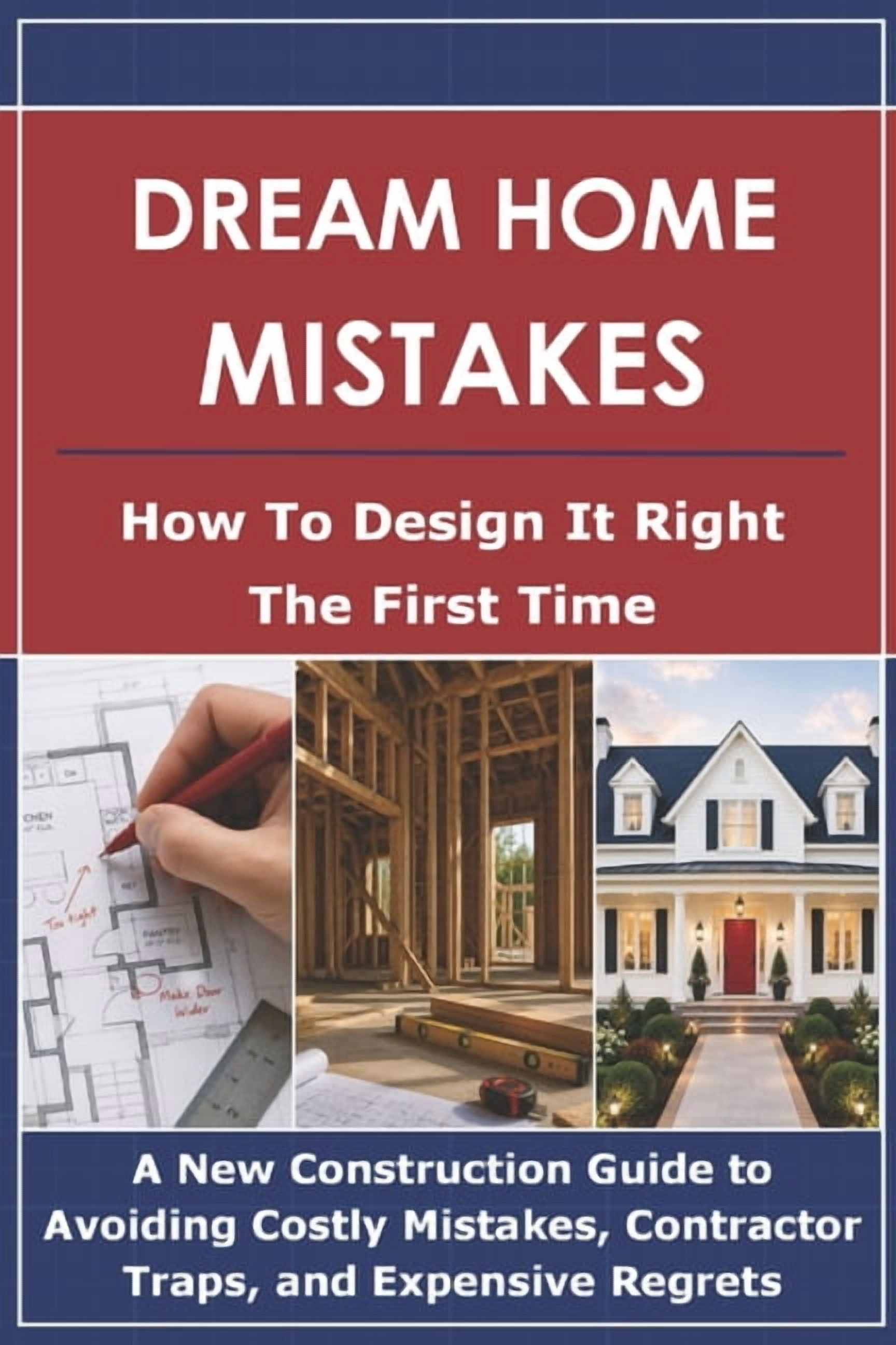 The Dream Home Design Dream Home Mistakes: How to Design it Right the First Time: A New Construction Guide to Avoiding Costly Mistakes, Contra, (Paperback)