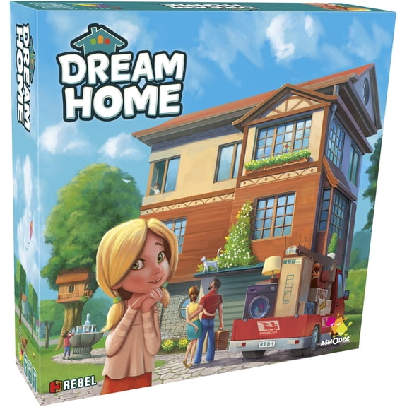 Dream Home Strategy Board Game for ages 7 and up, from Asmodee