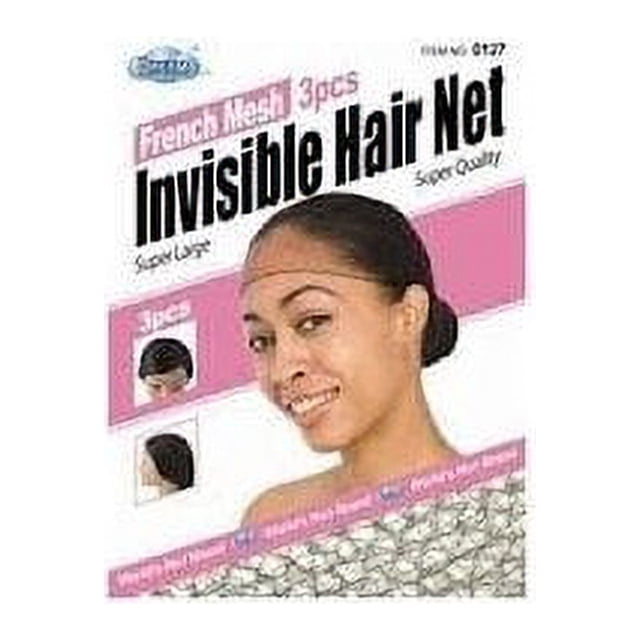 Dream Invisible Hair Net Super Large 3 Count Black - Walmart.com