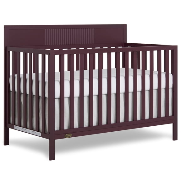 Dream On Me Ivy 5 in 1 Convertible Full-size Crib, Greenguard Gold & JPMA Certified, Converts from Baby Crib to Toddler Bed, Day Bed, Kids Bed and Full-size Bed, Auburn