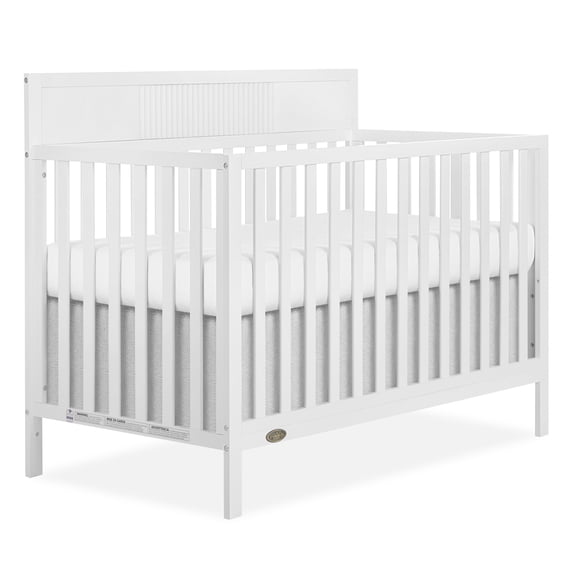 Dream On Me Ivy 5 in 1 Convertible Full-size Crib, Greenguard Gold & JPMA Certified, Converts from Baby Crib to Toddler Bed, Day Bed, Kids Bed and Full-size Bed, White