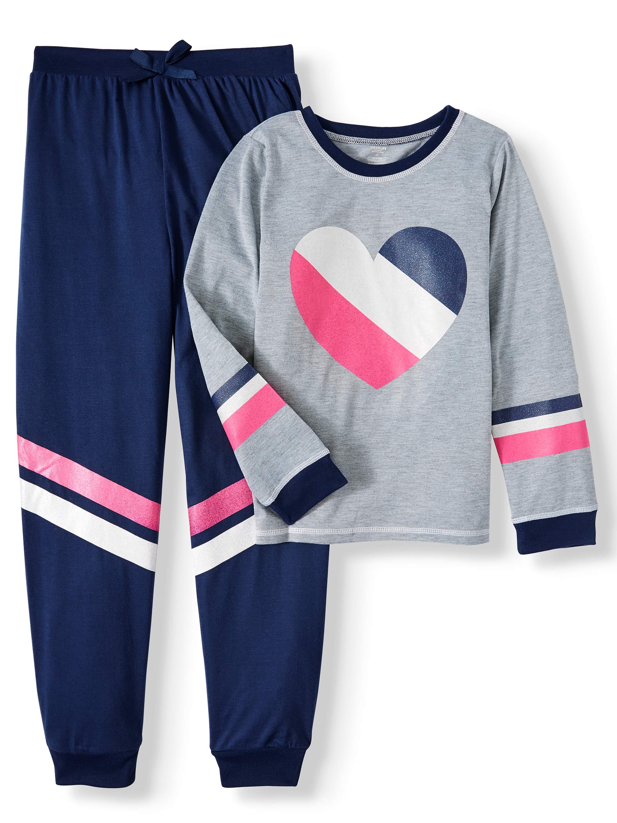 Dream Life Girl's 2-Piece Pajama Sweatshirt & Jogger Set (Little Girls & Big Girls) - image 1 of 2