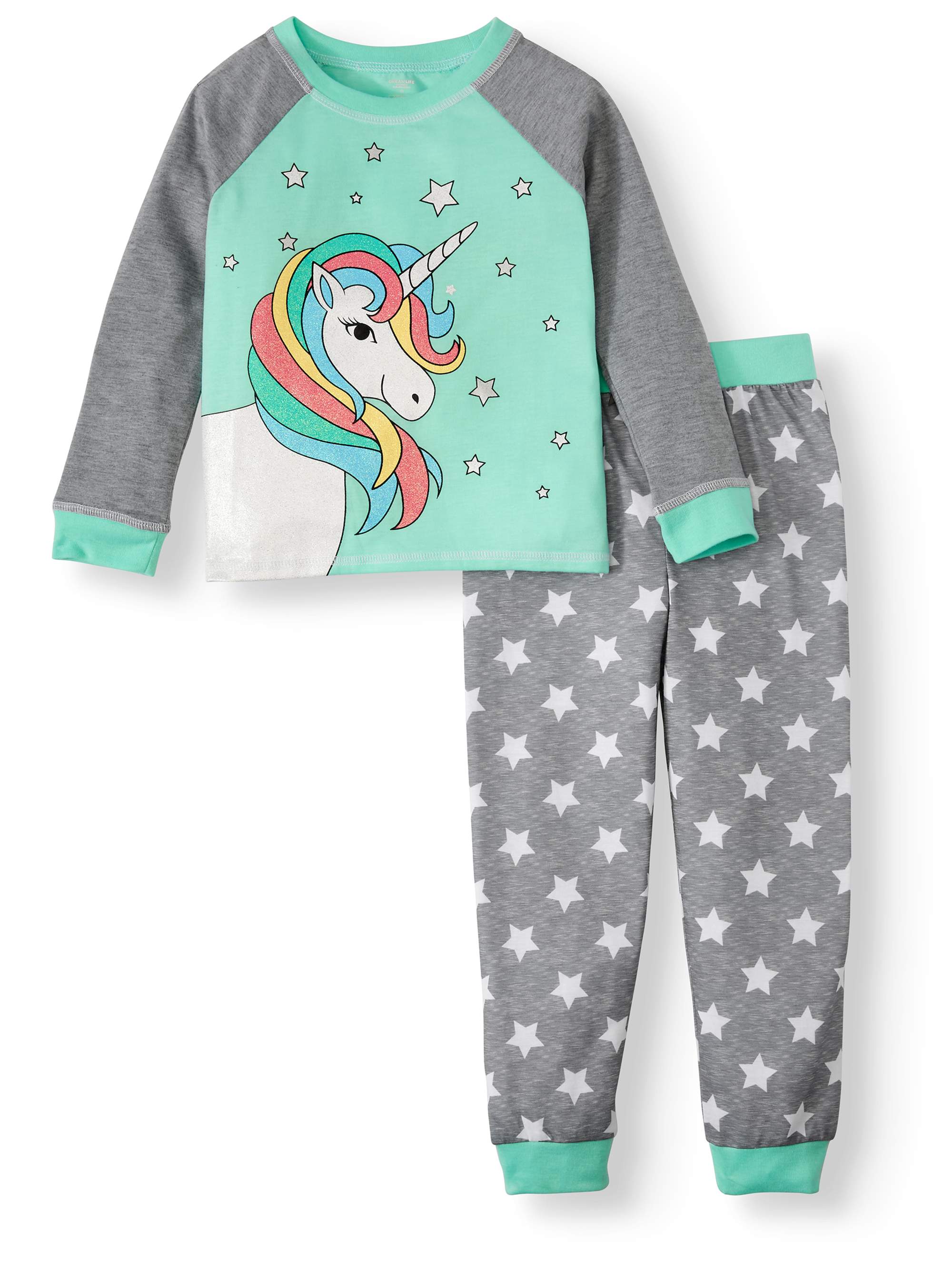 Dream Life Girl's 2-Piece Pajama Sweatshirt & Jogger Set (Little Girls & Big Girls) - image 1 of 2