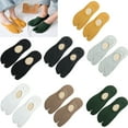 thumbnail image 1 of Dream Lifestyle 1 Pairs Lovers Unisex Tabi Geta Socks Japanese Style Low Cut Crew Socks,Flip Flop Socks Tabi Socks,2 Toe Low Cut Socks Elastic Split Toe Socks, 1 of 8