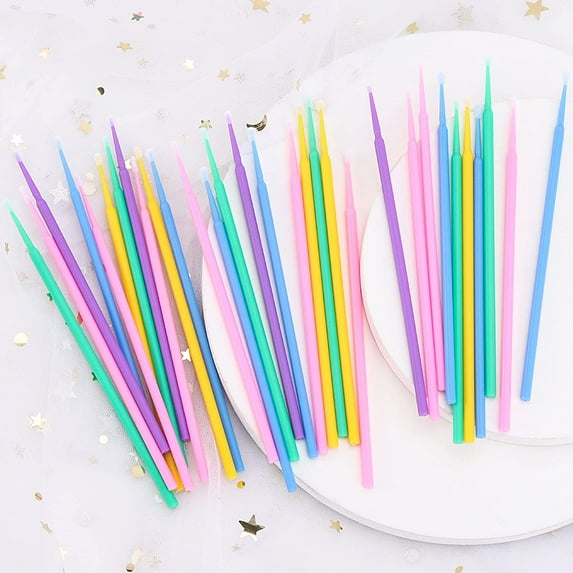 Dream Lifestyle 100/300Pcs Disposable Micro Applicators Brush, Mascara Brush for Eyelash Extension,Individual Applicators for Makeup Clean and Personal Care