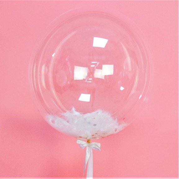Dream Lifestyle 10PCS Transparent Balloons-Large Transparent PVC Balloon for Kids Toy,Party Christmas,Birthday,Wedding,Centerpieces,LED,Indoor and Outdoor Decorations